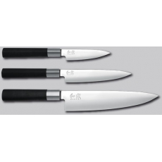 Sady kuchyňských nožů KAI Wasabi Black Set, 3 ks...