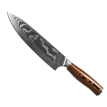 Šéfkuchařský nůž Seburo SUBAJA II Damascus 195mm