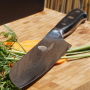 Univerzální kuchařský nůž Santoku Cullens Dellinger Samurai Professional Damascus VG-10 170mm