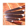 Nůž na chléb a pečivo Dellinger Rose-Wood Damascus 210mm