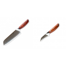 Japonský univerzální nůž SANTOKU / Chef Dellinger Rose-Wood...