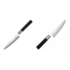 Plátkovací nůž KAI Wasabi Black Yanagiba 155mm + Malý...
