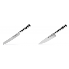 Nůž na chléb Samura Bamboo (SBA-0055), 200 mm + Šéfkuchařský nůž...
