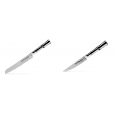 Nůž na chléb Samura Bamboo (SBA-0055), 200 mm + Steakový nůž...
