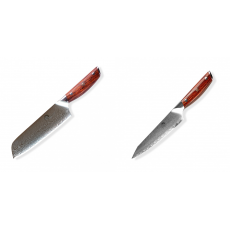 Japonský univerzální nůž SANTOKU / Chef Dellinger Rose-Wood...