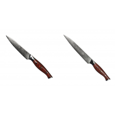 Kuchyňský univerzální nůž Seburo HAZAKURA Damascus 125mm +...
