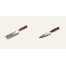AKCE 1+1 Nakiri nůž Seburo SUBAJA Damascus 175mm + Šéfkuchařský...
