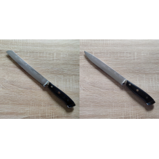 AKCE 1+1 Nůž na pečivo Seburo WEST Damascus 200mm + Filetovací...